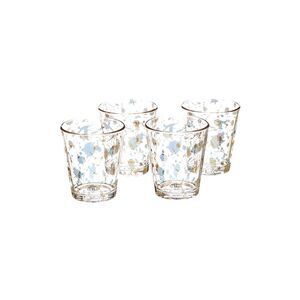 Jonathan Adler Set Of 4 Boxed 1948 Rocks Glassware, Gold